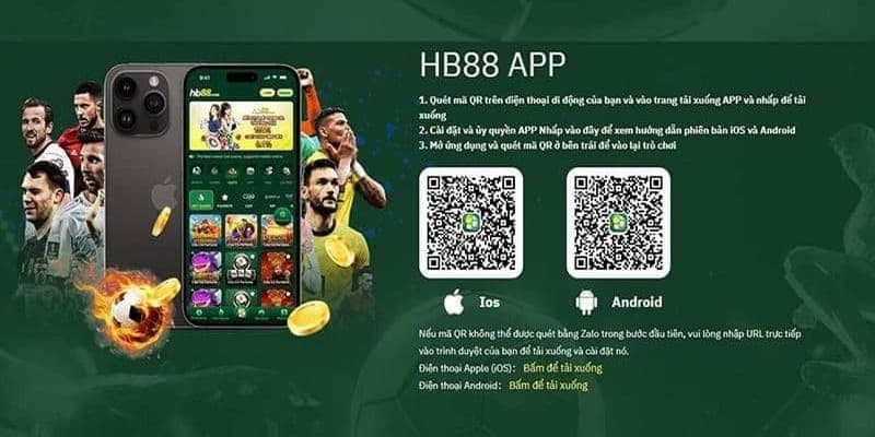 Tải app nhà cái HB88 trên IOS, Android là phù hợp nhất